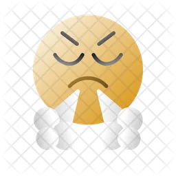 Steaming Emoji Icon
