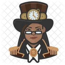 Steampunk Woman  Icon