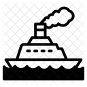Steamship Ship Boat Icon