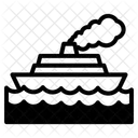 Steamship Ship Boat Icon