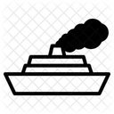 Steamship Ship Boat Icon