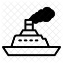 Steamship Ship Boat Icon