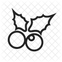 Stechpalme Kirsche Feier Symbol