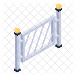 Steel Fence  Icon
