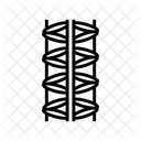 Steel Rebar Construction Icon