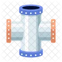 Steel Pipe Conduit Corrosion Icon