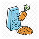 Steel vegetable grater  Icon
