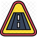 Steep Descent Danger Warning Icon