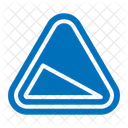 Steep Hill Caution Alert Icon