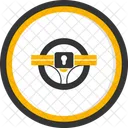 Steering Wheel Anti Theft Car Icon