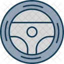 Steering Wheel Car Ship Icon