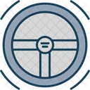 Steering Wheel Car Ship Icon