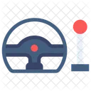 Steering Wheel Racing Game Gaming Icon