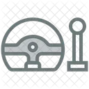 Steering Wheel Racing Game Gaming Icon
