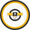 Steering Wheel Anti Theft Car Icon