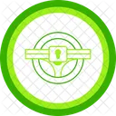 Steering Wheel Anti Theft Car Icon