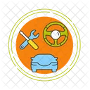 Steering Wheel Repair  Icon