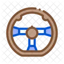Steering Wheel Color Icon