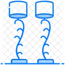 Stehlampen  Symbol