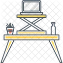 Stehpult Computer Schreibtisch Symbol