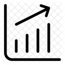 Zunehmendes Diagramm  Symbol
