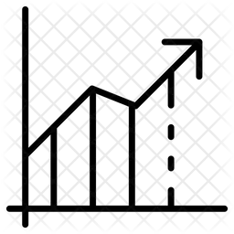 Zunehmendes Diagramm  Symbol