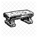 Steinbank Sitzgelegenheiten Steinsitz Symbol