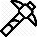 Steinhammer Hammer Spitzhacke Symbol