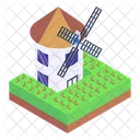 Bauernhofmuhle Windmuhle Hausmuhle Symbol