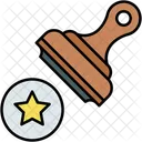 Stempel Uberpruft Geschaft Symbol
