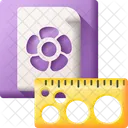 Stencil Pattern Clothes Icon