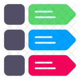 Step Icon - Download in Flat Style