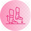 Step Shoe Tap Dance Step Footstep Movement Walk Stride Progress Pace Stomp Icon