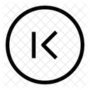 Step Backward Circle Previous Skip Icon