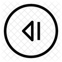 Step Backward Circle Previous Skip Icon
