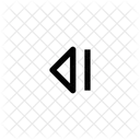 Step Backward Previous Skip Icon
