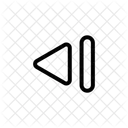 Step Backward Multimedia Media Icon