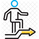 Step By Step First Step Steps Icon