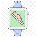 Step Count Lineal Color Icon Icon