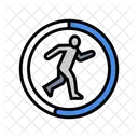 Step Counter Foot Icon