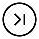Step Forward Circle Next Skip Icon