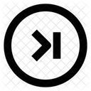 Step Forward Circle Step Forward Next Icon