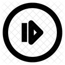 Step Forward Circle Step Forward Next Icon