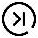 Step forward circle  Icon