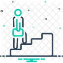 Step Ladder Climb Icon