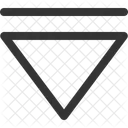 Step Down Symbol Icon