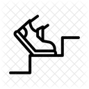 Step Track Growth Icon