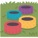 Step Tires Rubber Icône
