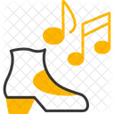 Steppmusik Schuhstepp Stepptanzmusik Symbol