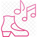 Steppmusik Schuhstepp Stepptanzmusik Symbol